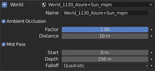 world settings overview