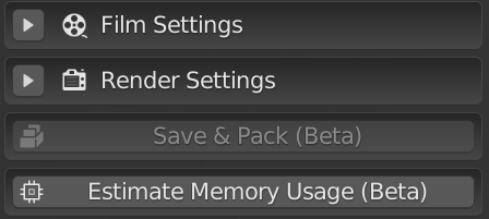 estimate memory button