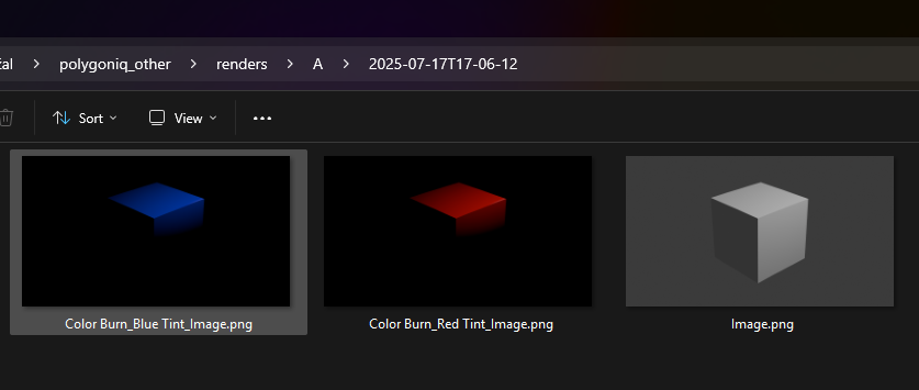 compositor setup example output