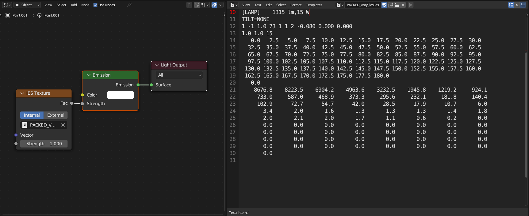 Save And Pack IES Result