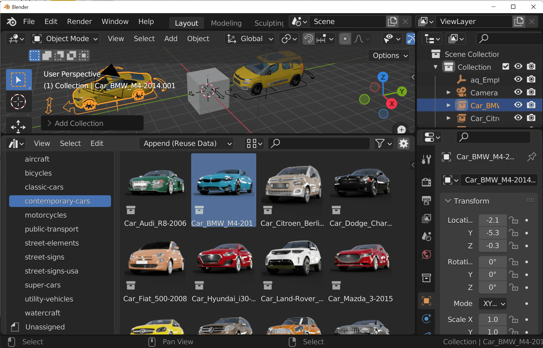 Asset Browser Working
