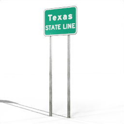 USA Information State Line TX