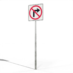 USA Restriction No Right Turn