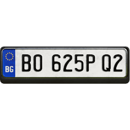 Plate EU Bulgaria