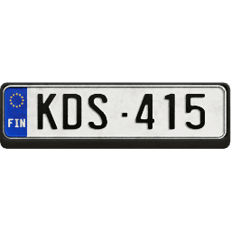 Plate EU Finland