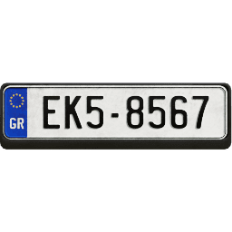 Plate EU Greece