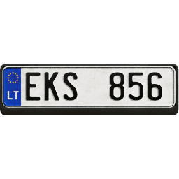 Plate EU Lithuania