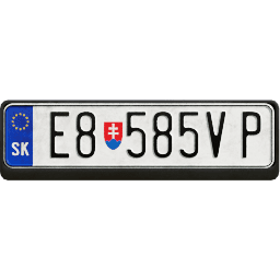 Plate EU Slovakia