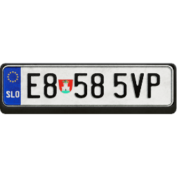 Plate EU Slovenia