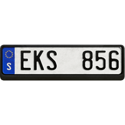 Plate EU Sweden