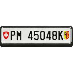 Plate EU Switzerland