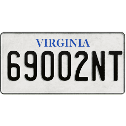 Plate USA Virginia