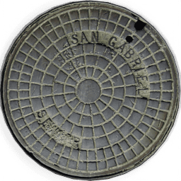 Manhole Circle Centric Lines