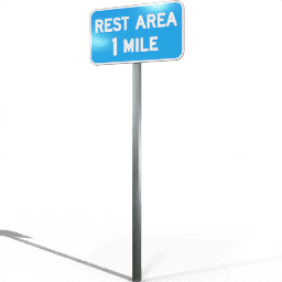 USA Misc Rest Area 1 Mile