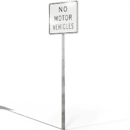 USA Regulation No Motor Vehicles