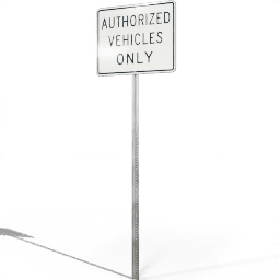 USA Regulation No Unauthorized Vehicles