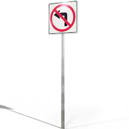 USA Restriction No Left Turn