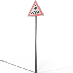 Warning Pedestrian Crossing