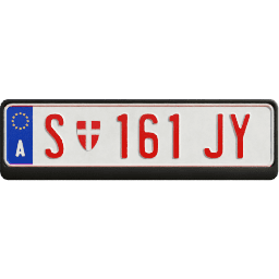 Plate EU Austria