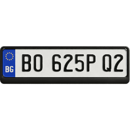 Plate EU Bulgaria