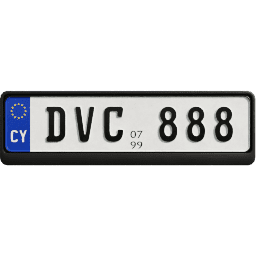 Plate EU Cyprus