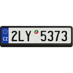 Plate EU Czech Republic