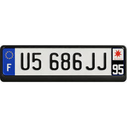 Plate EU France