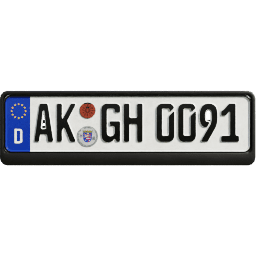 Plate EU Germany