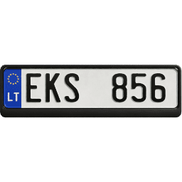 Plate EU Lithuania