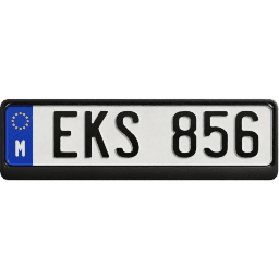 Plate EU Malta