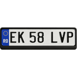 Plate EU Romania