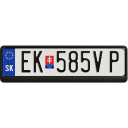 Plate EU Slovakia