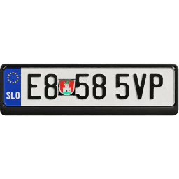 Plate EU Slovenia