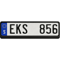 Plate EU Sweden