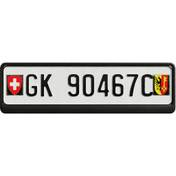 Plate EU Switzerland