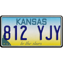 Plate USA Kansas