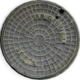 Manhole Circle Centric Lines