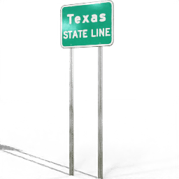 USA Information State Line TX