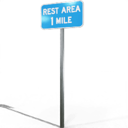 USA Misc Rest Area 1 Mile