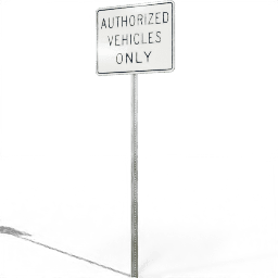 USA Regulation No Unauthorized Vehicles