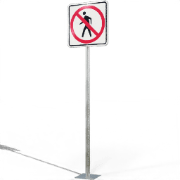 USA Restriction No Pedestrian Access