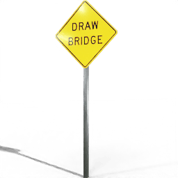 USA Warning Draw Bridge