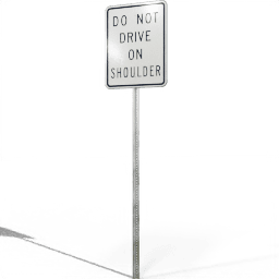 USA Regulation Do Not Drive On Shoulder