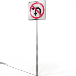 USA Restriction No Left or U Turn