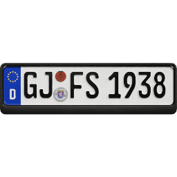 Plate EU Germany