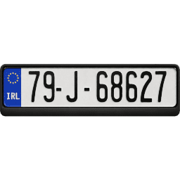 Plate EU Ireland
