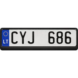Plate EU Lithuania