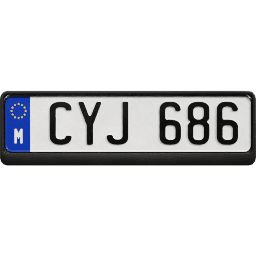 Plate EU Malta