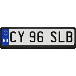 Plate EU Romania