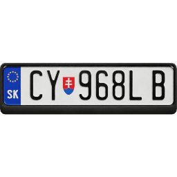 Plate EU Slovakia